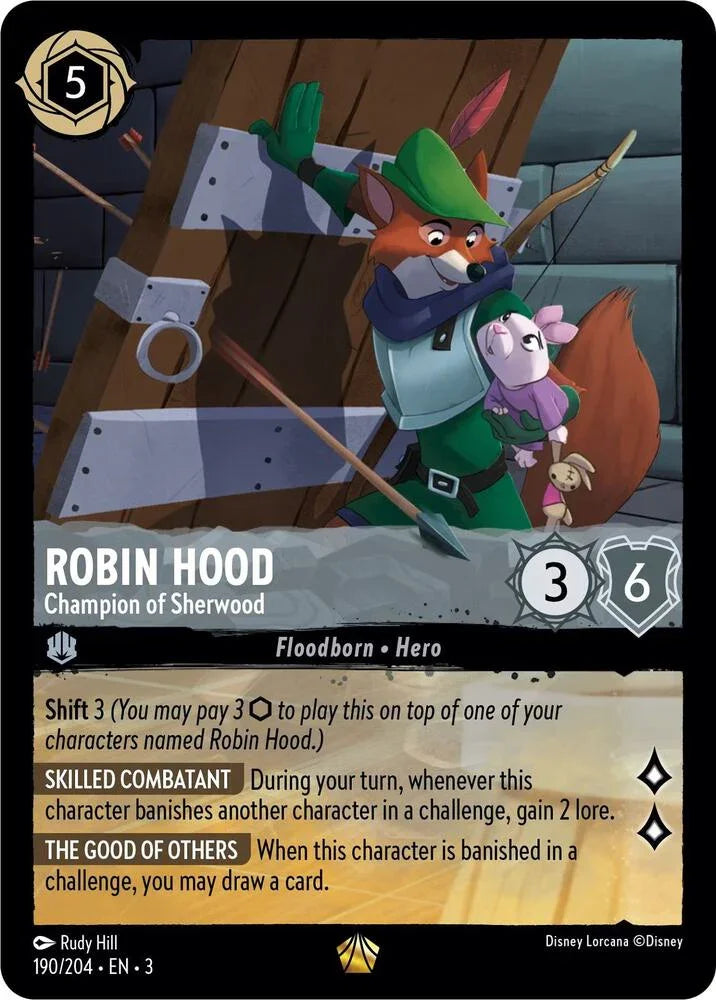Set 3 190/204 Robin Hood - Champion of Sherwood L