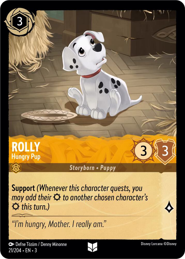 [Foil] Set 3 021/204 Rolly - Hungry Pup U