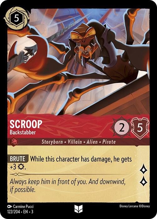 [Foil] Set 3 122/204 Scroop - Backstabber U
