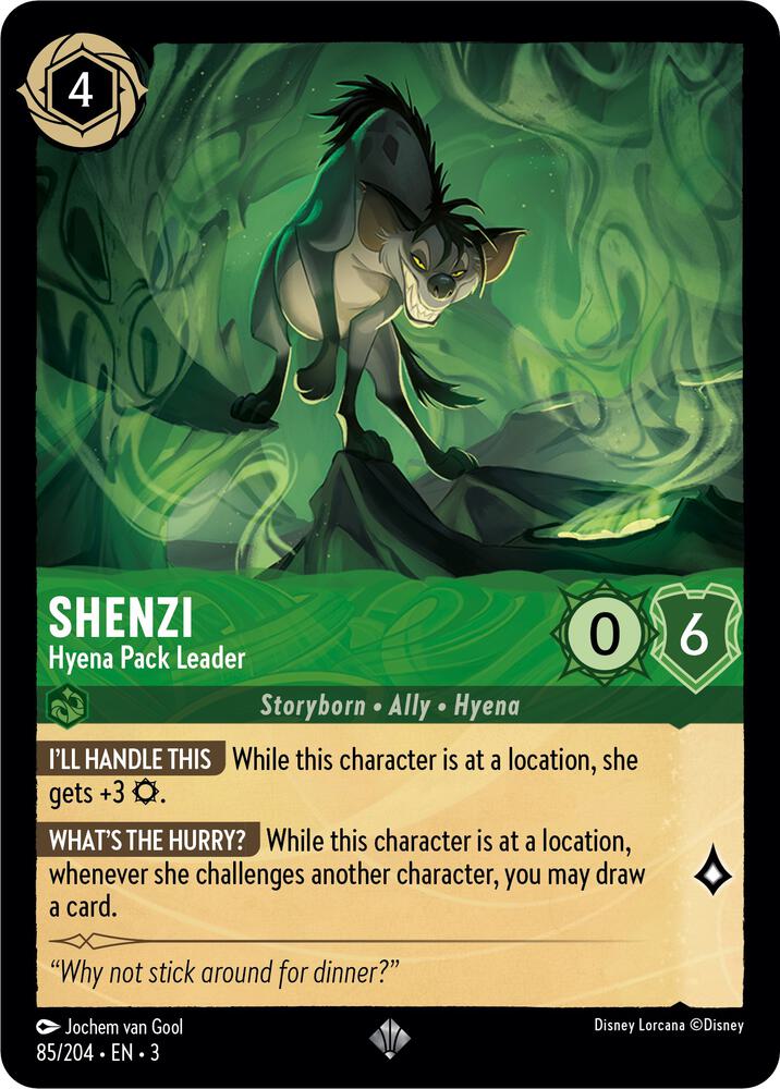 [Foil] Set 3 085/204 Shenzi - Hyena Pack Leader SR