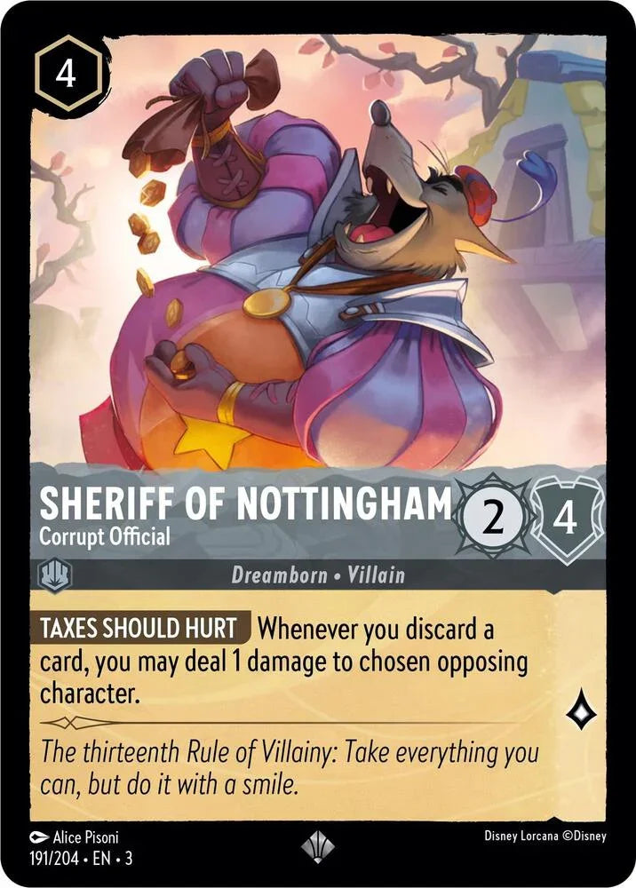 Set 3 191/204 Sheriff of Nottingham - Corrupt Official SR