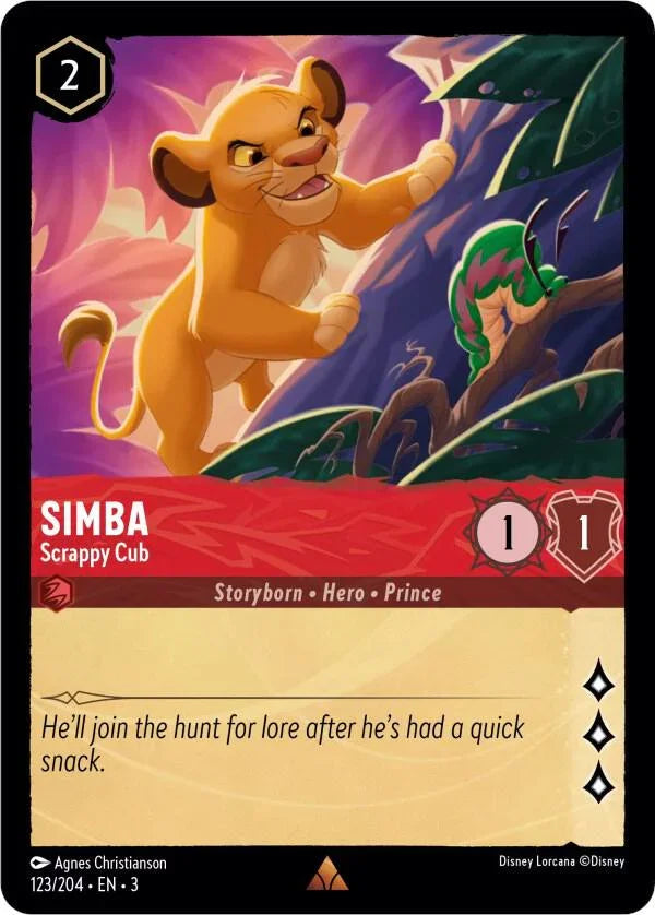 Set 3 123/204 Simba - Scrappy Cub R
