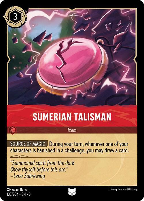 Set 3 133/204 Sumerian Talisman U