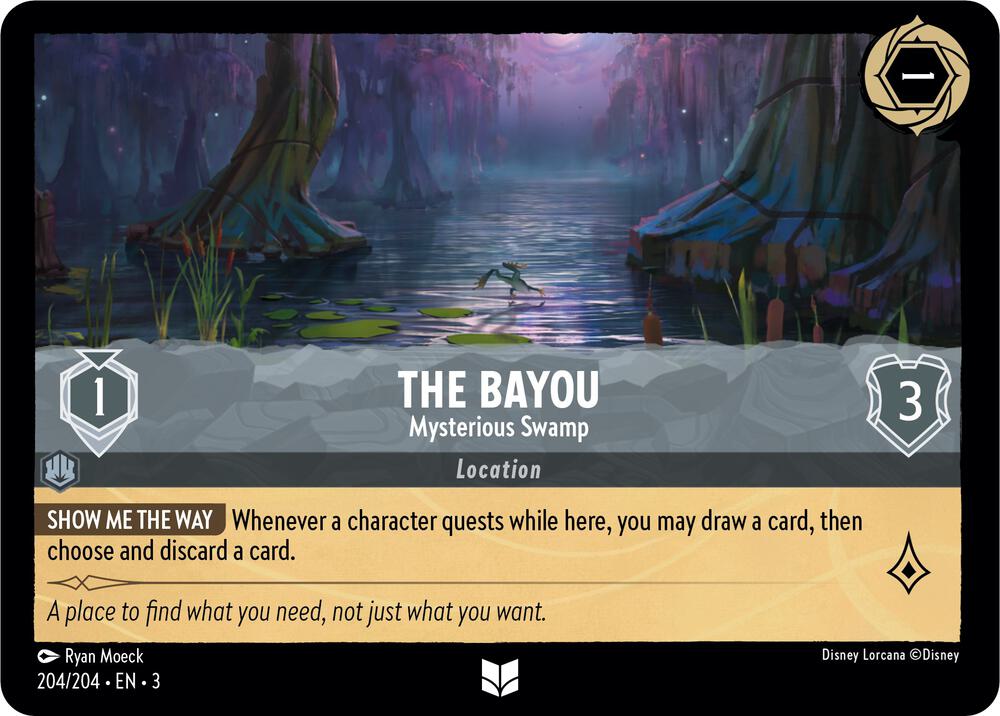 [Foil] Set 3 204/204 The Bayou - Mysterious Swamp U