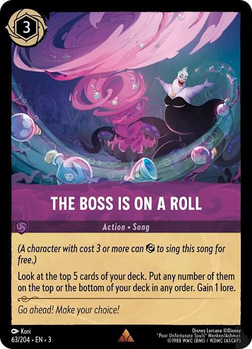 Set 3 063/204 The Boss is on a Roll R