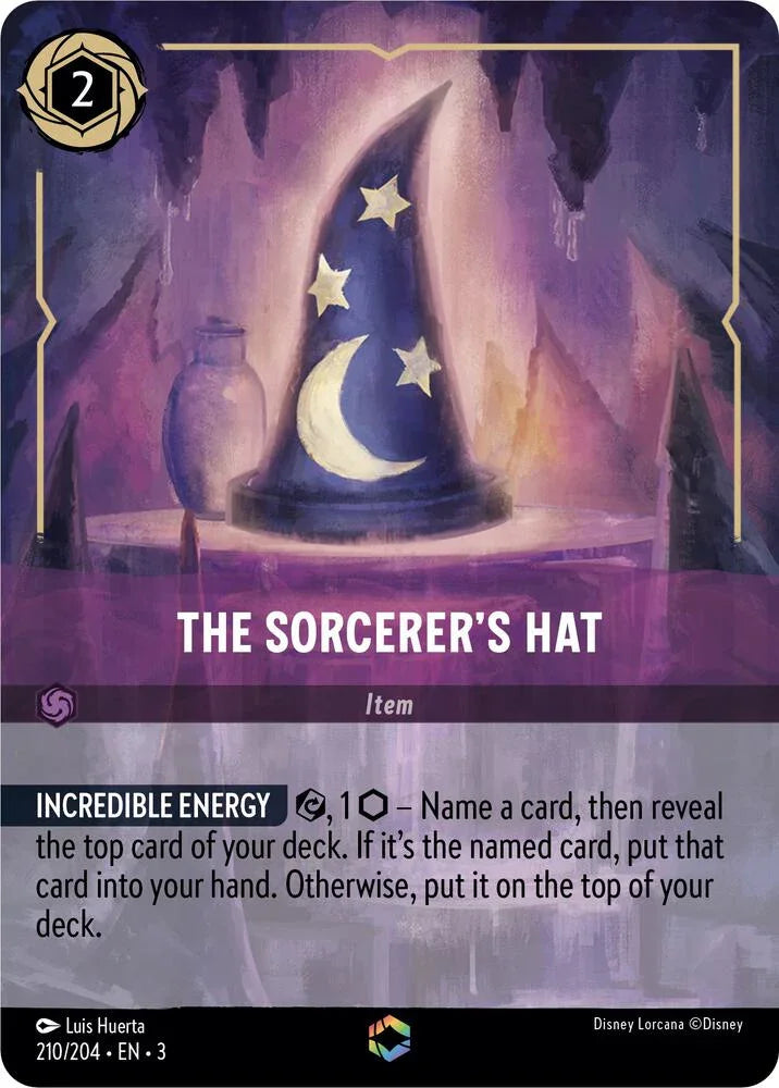 Set 3 210/204 The Sorcerer's Hat (Enchanted) E