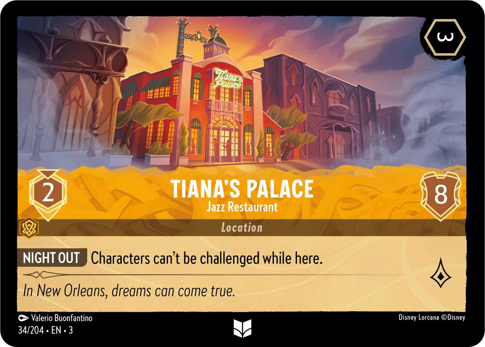 [Foil] Set 3 034/204 Tiana's Palace - Jazz Restaurant U