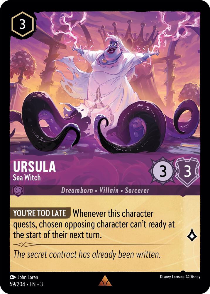 [Foil] Set 3 059/204 Ursula - Sea Witch R