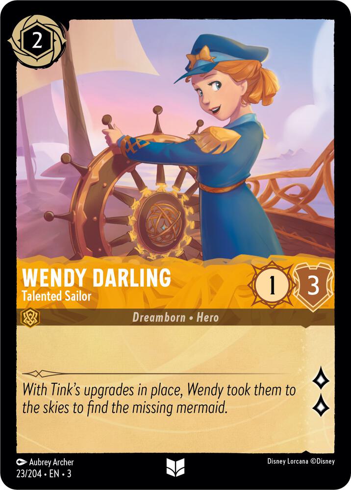 [Foil] Set 3 023/204 Wendy Darling - Talented Sailor U