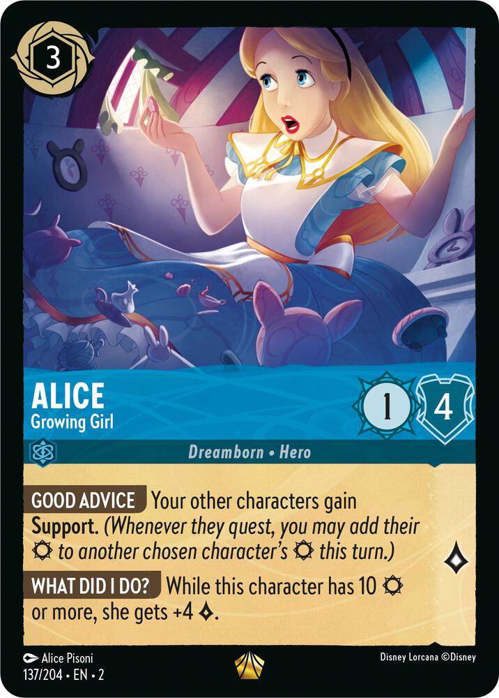 [Foil] Set 2 137/204 Alice - Growing Girl L
