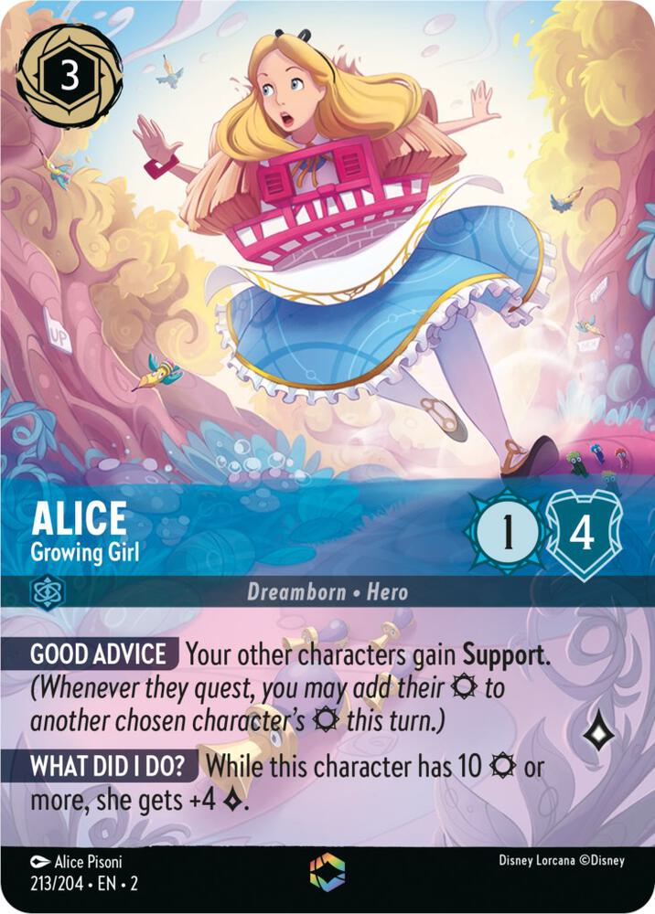 Set 2 213/204 Alice - Growing Girl (Enchanted) E