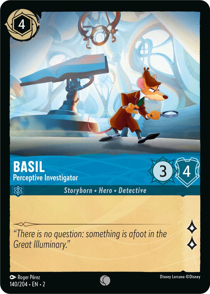 [Foil] Set 2 140/204 Basil - Perceptive Investigator C