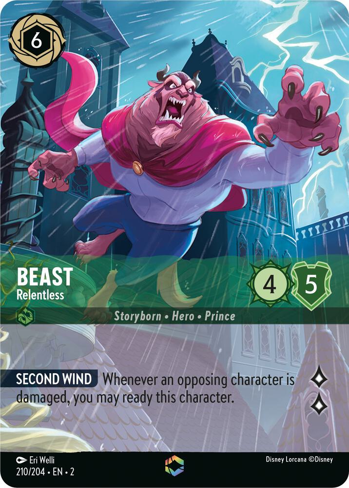 Set 2 210/204 Beast - Relentless (Enchanted) E