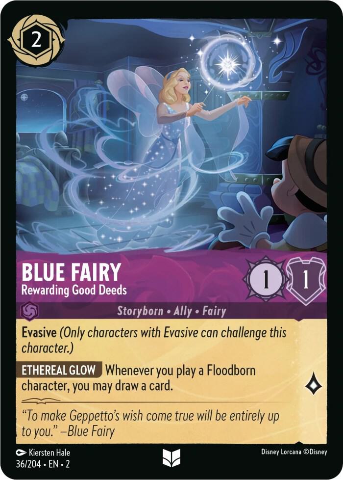 [Foil] Set 2 036/204 Blue Fairy - Rewarding Good Deeds U