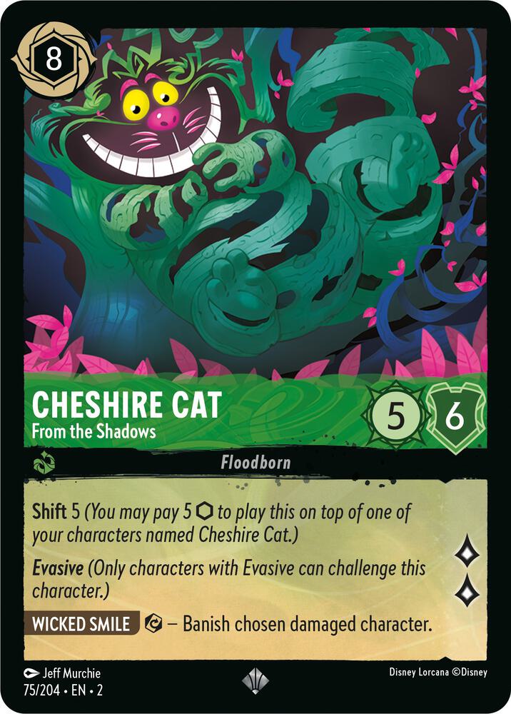 Set 2 075/204 Cheshire Cat - From the Shadows SR