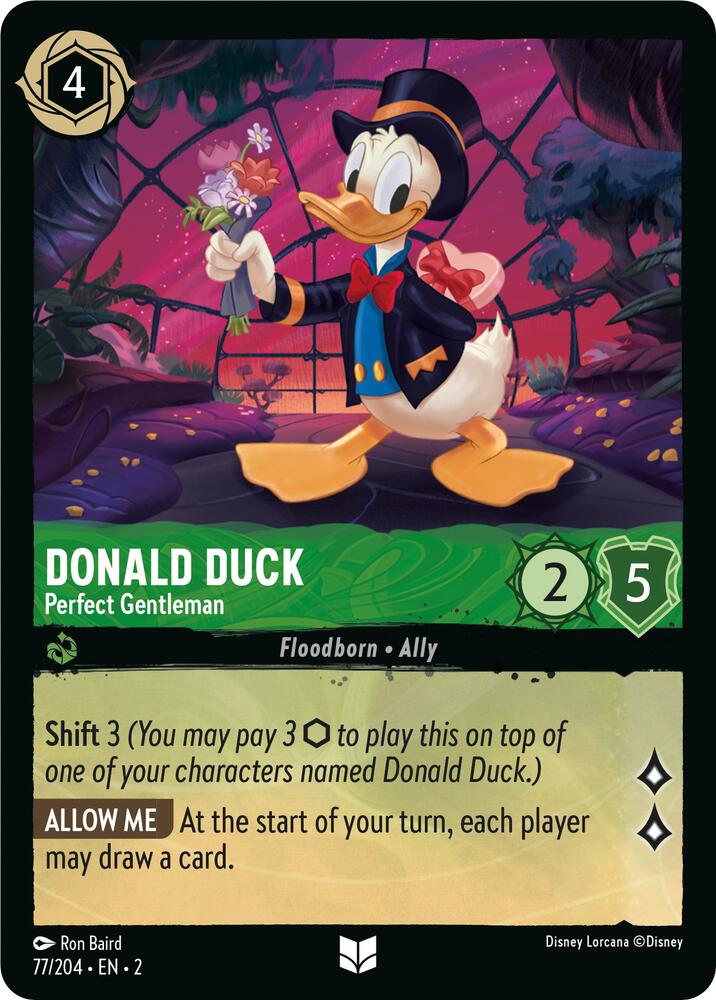 Set 2 077/204 Donald Duck - Perfect Gentleman U