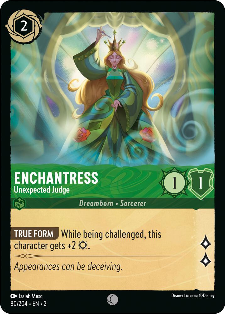 [Foil] Set 2 080/204 Enchantress - Unexpected Judge C