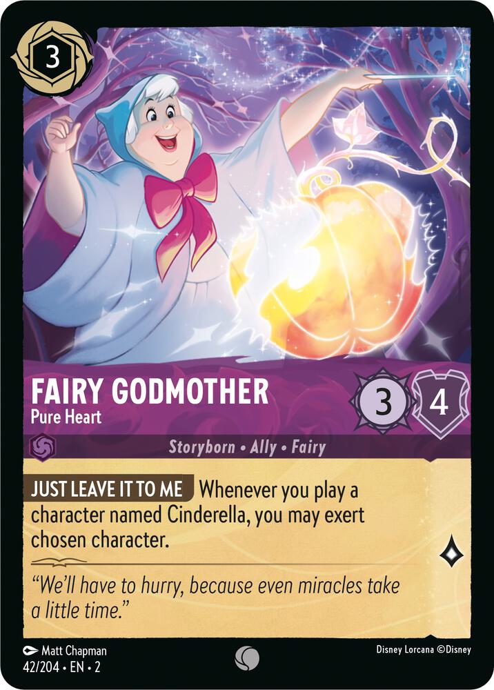 [Foil] Set 2 042/204 Fairy Godmother - Pure Heart C