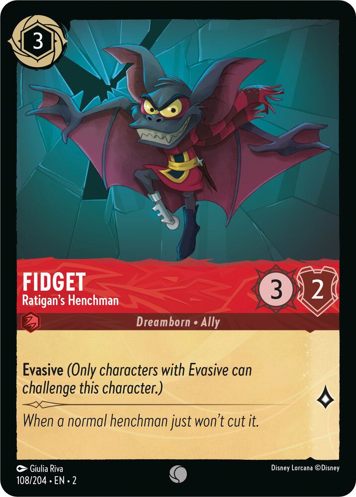 Set 2 108/204 Fidget - Ratigan's Henchman C