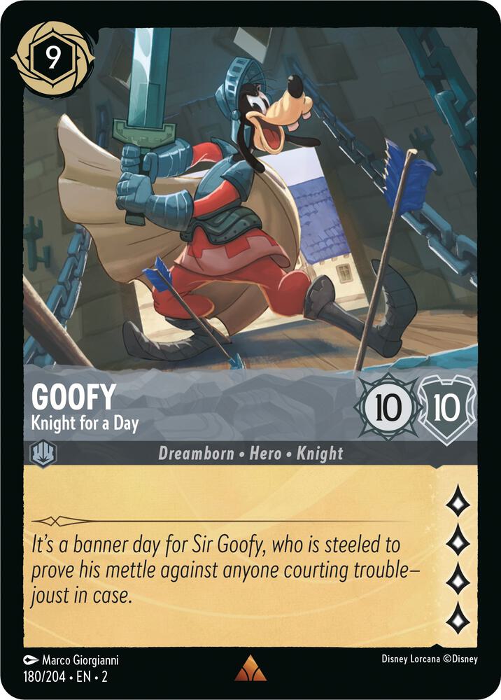 Set 2 180/204 Goofy - Knight for a Day R