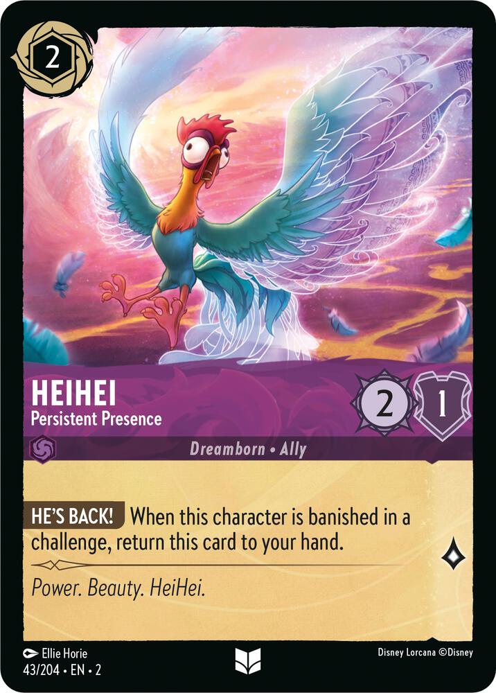 [Foil] Set 2 043/204 HeiHei - Persistent Presence U