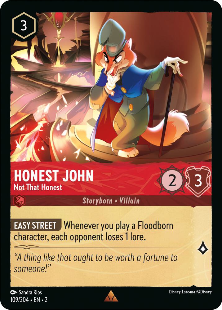 [Foil] Set 2 109/204 Honest John - Not That Honest R
