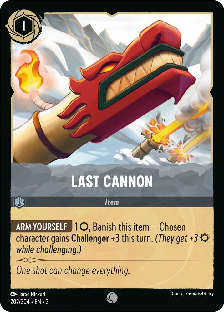 [Foil] Set 2 202/204 Last Cannon C