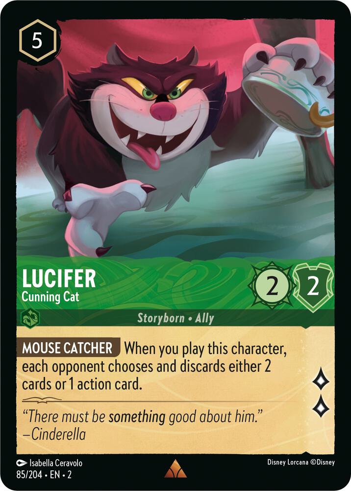 [Foil] Set 2 085/204 Lucifer - Cunning Cat R