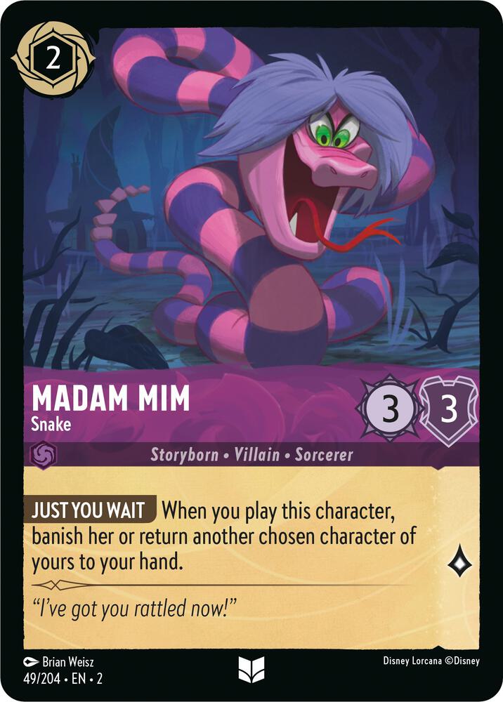 Set 2 049/204 Madam Mim - Snake U