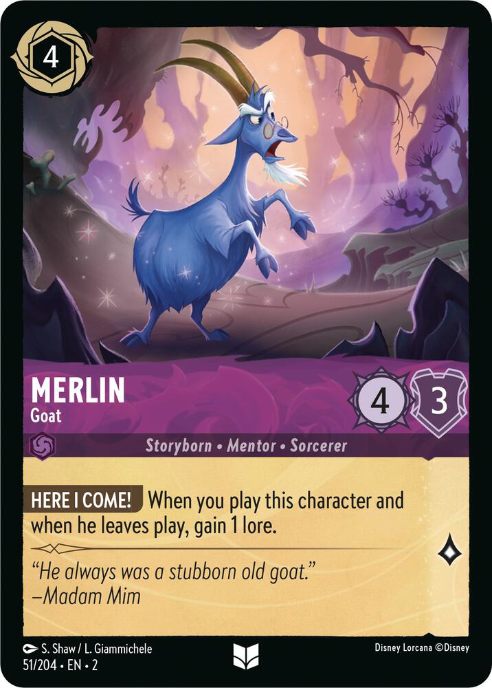 Set 2 051/204 Merlin - Goat U