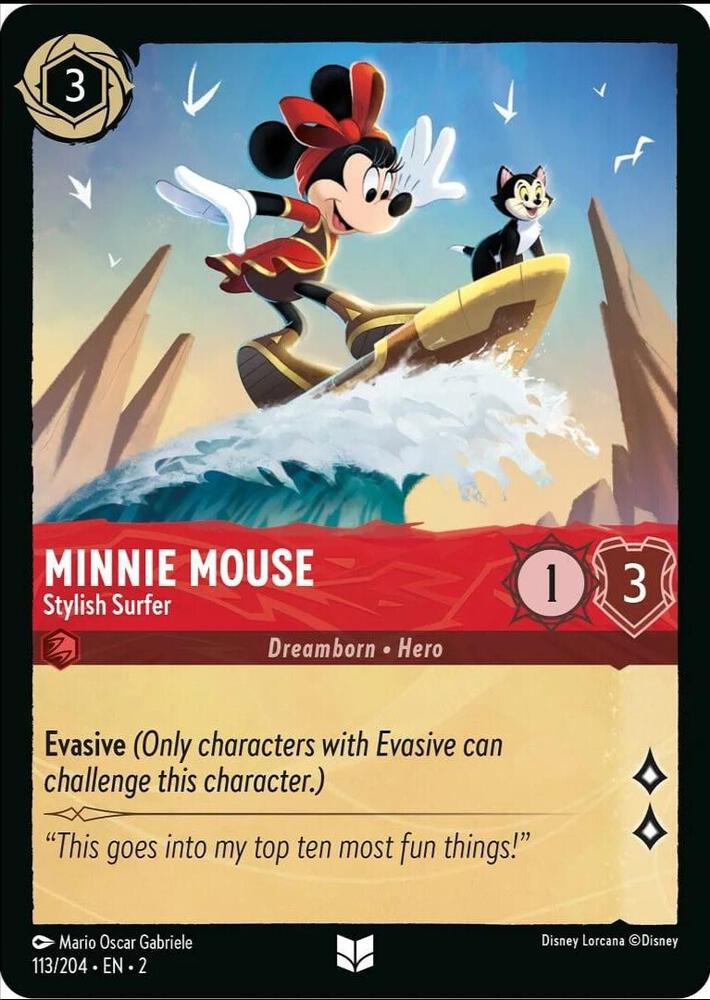 Set 2 113/204 Minnie Mouse - Stylish Surfer U