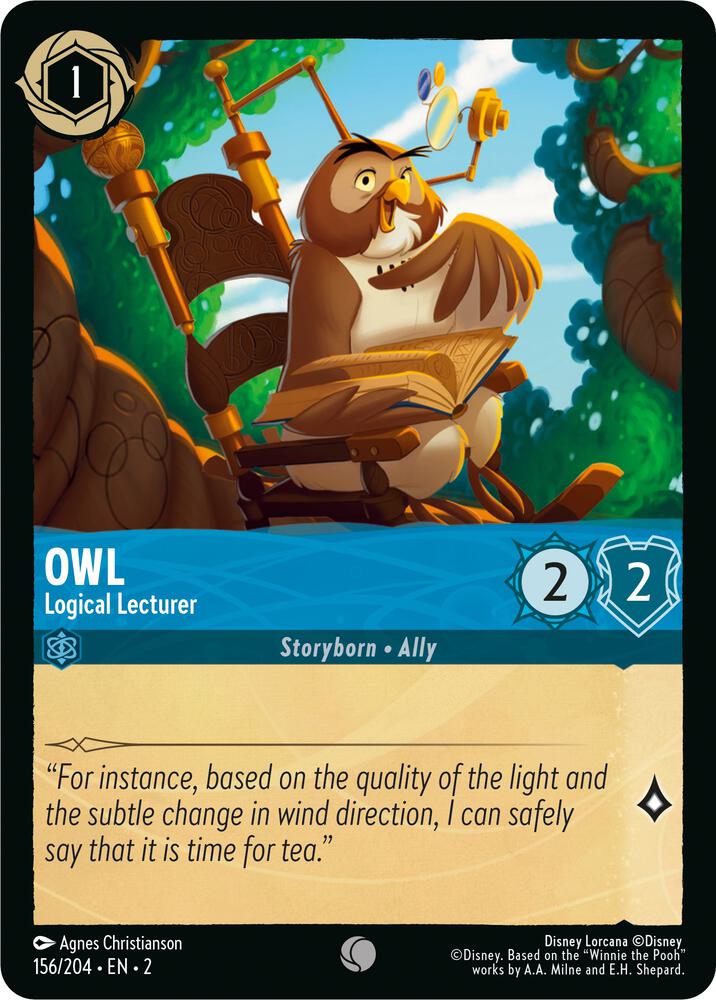 Set 2 156/204 Owl - Logical Lecturer C