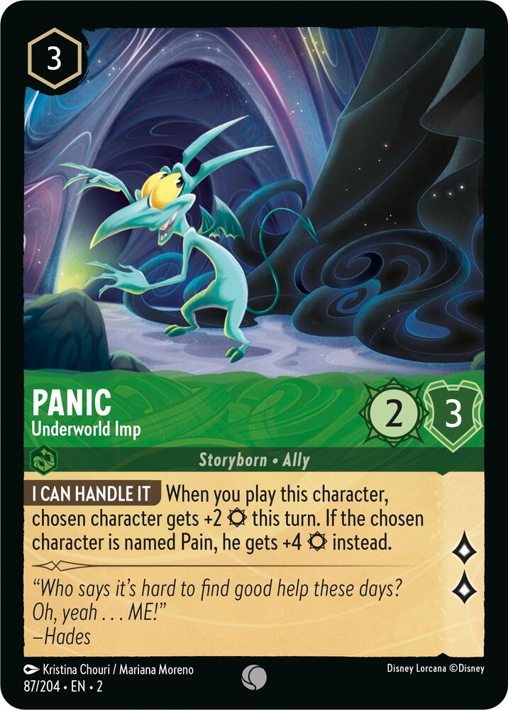 [Foil] Set 2 087/204 Panic - Underworld Imp C