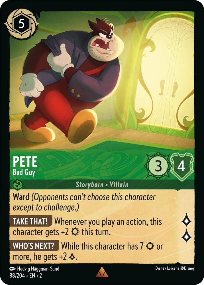 [Foil] Set 2 088/204 Pete - Bad Guy R
