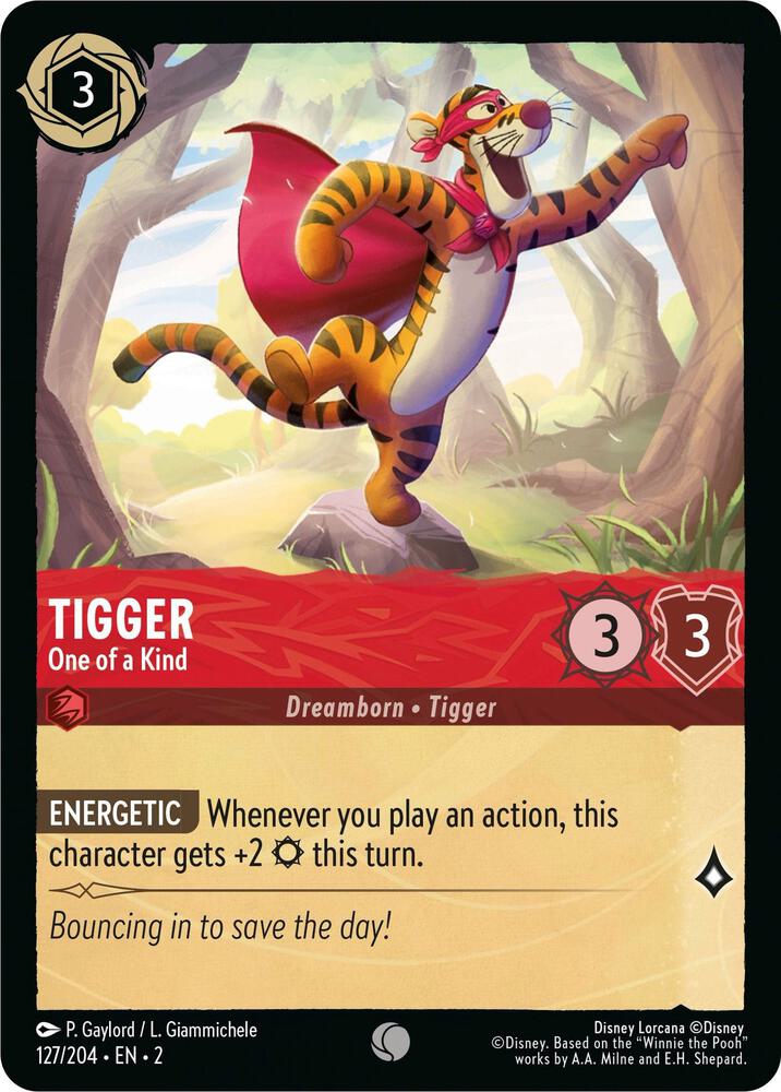 Set 2 127/204 Tigger - One of a Kind C