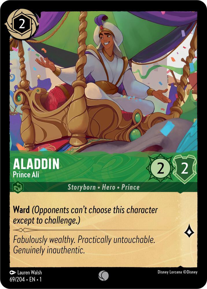 [Foil] Set 1 069/204 Aladdin - Prince Ali C