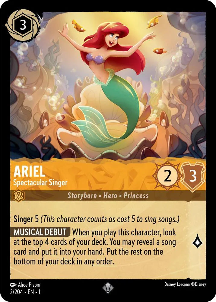 [Foil] Set 1 002/204 Ariel - Spectacular Singer SR