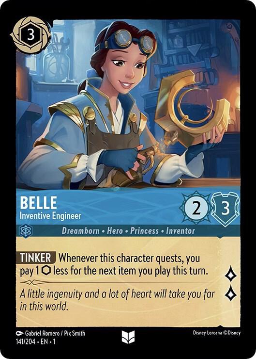 Set 1 141/204 Belle - Inventive Engineer U
