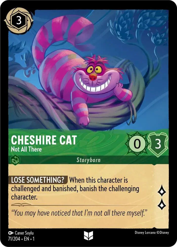 [Foil] Set 1 071/204 Cheshire Cat - Not All There U