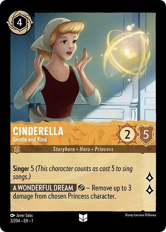 [Foil] Set 1 003/204 Cinderella - Gentle and Kind U