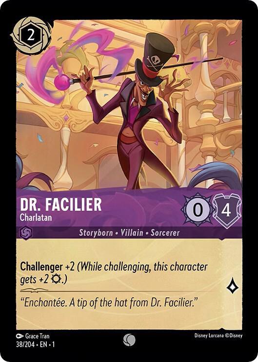 [Foil] Set 1 038/204 Dr. Facilier - Charlatan C