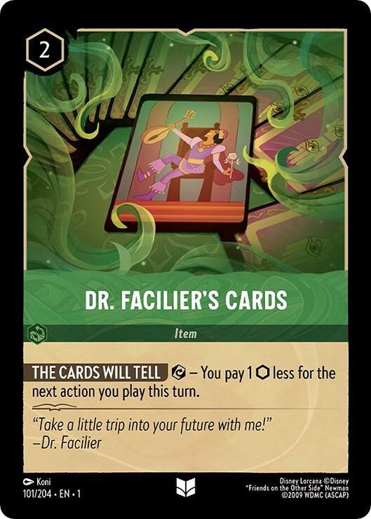 Set 1 101/204 Dr. Facilier's Cards U