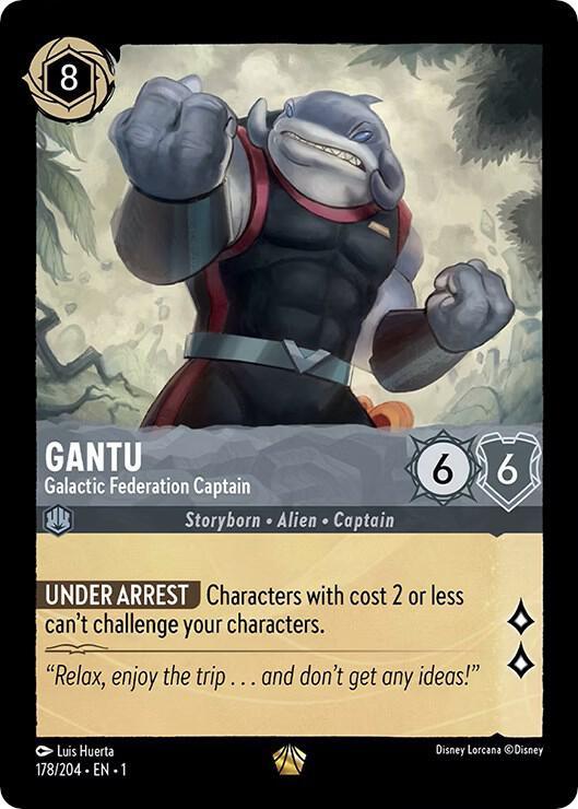 Set 1 178/204 Gantu - Galactic Federation Captain L