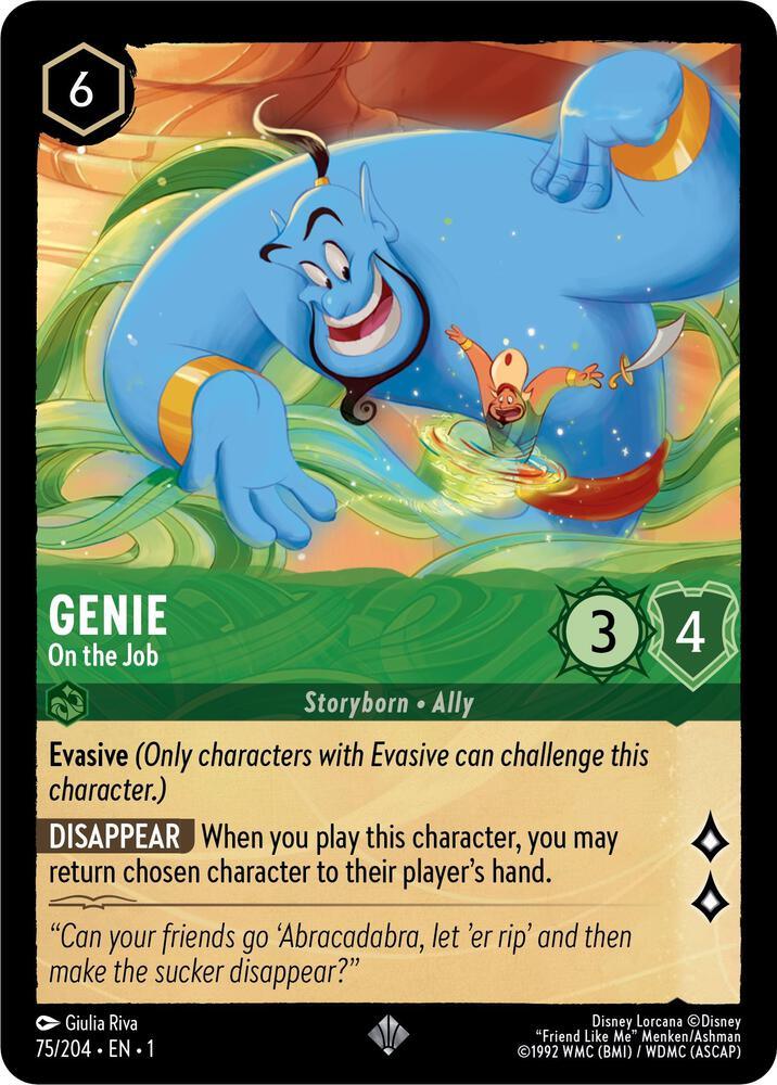 Set 1 075/204 Genie - On the Job SR