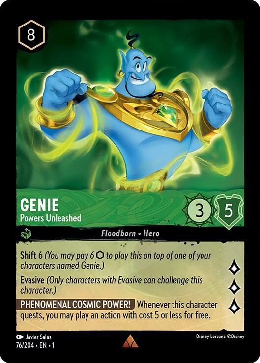 [Foil] Set 1 076/204 Genie - Powers Unleashed R