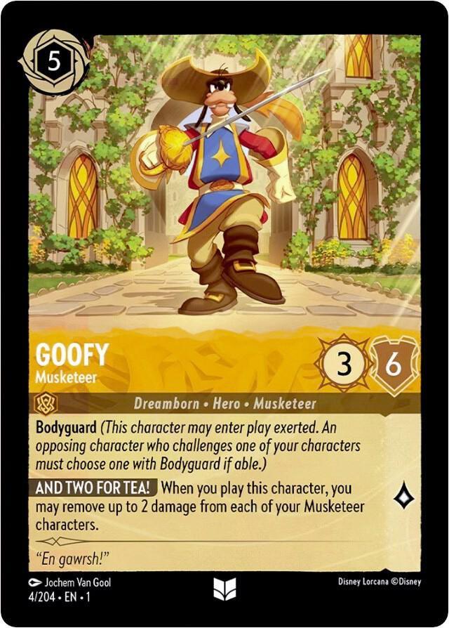 [Foil] Set 1 004/204 Goofy - Musketeer U
