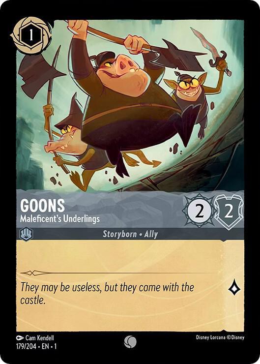 Set 1 179/204 Goons - Maleficent's Underlings C