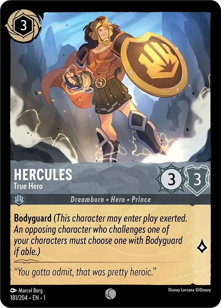 [Foil] Set 1 181/204 Hercules - True Hero C