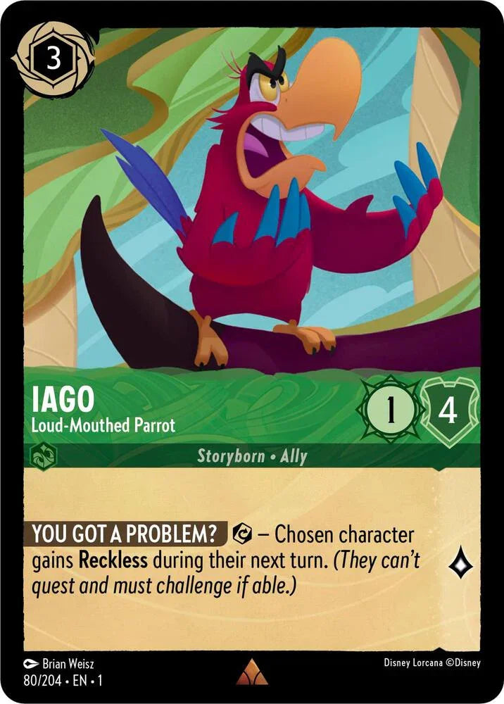 Set 1 080/204 Iago - Loud-Mouthed Parrot R