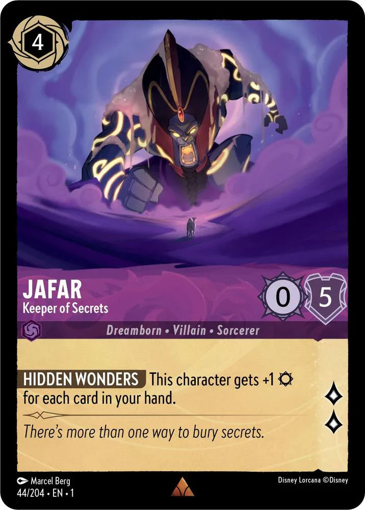 Set 1 044/204 Jafar - Keeper of Secrets R